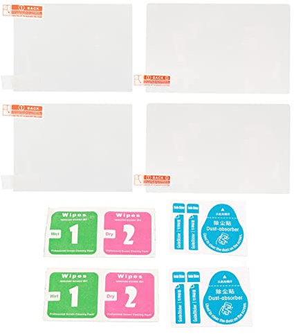 MRSTORY Top D'écran LCD Protecteur de Protecteur trempé Résistant Scratch Résistant 9H Dureté Haute sensibilité Clean en Verre pour Animaux de Compagnie pour le Nouveau Pack 3DS XL 2