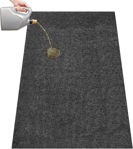 Garage Oil Spill Mat, 36x59 Waterproof Backing Absorbent Oil Pad