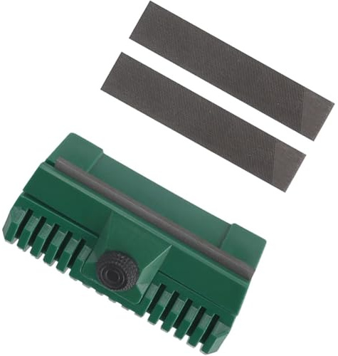Ehwisbe High Accuracy Chainsaw Bar Dressing Tool,Chainsaw Chain Track Guide Bar, Chainsaw Bar Tool, Chainsaw Bar Rail Dresser