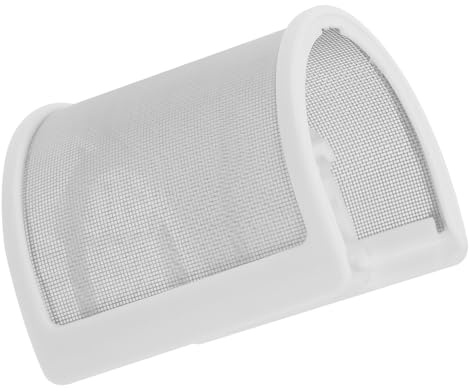 Schermo Antivento per Microfono a U in Metallo Bianco | Cover per Microfono Portatile, per Registrazione e Speech Recognition, Design Semplice Classico