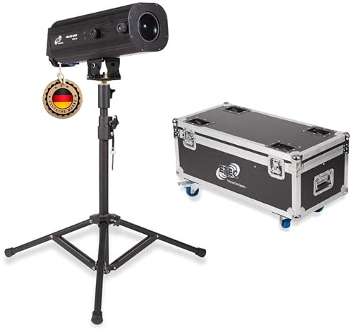 ETEC Professional LED Verfolger FS-150 mit Stativ und Case Follow Spot Show Bühne Theater TV Veranstaltung Bühnenbeleuchtung Licht