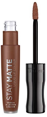 Rimmel London Stay Matte Liquid Lipstick, Scandalous, Nude Shade 4, 5.5 ml (Pack of 1)