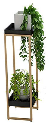 Blumenständer Pflanzenregal Modern Blumentopfhalter für den Innen-und Außenbereich Metall Pflanzenregal Balkon Freistehend Blumenständer Innen Multifunktion Lagerregal, 3 Größen Blumenstand