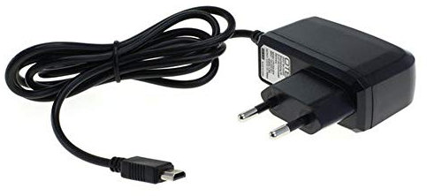 subtel, 5V Cargador Compatible con Nintendo DS Lite Fuente de alimentación con Conector System Conector Cable de alimentación 3.42A 1,1m Adaptador de Corriente AC