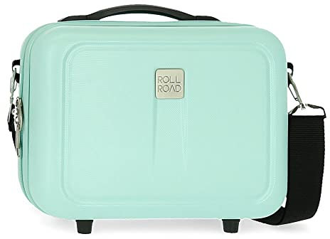 Roll Road Camboya Trousse de Toilette Ajustable avec Sac à Bandoulière Vert 29 x 21 x 15 cm Rigide ABS 9,14 L