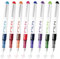 EYEYE Fountain Pens for Writing, 8 Pack Assorted Colours Fine Point Disposable Fountain Calligraphy Pens Stainless Steel Nib, Smooth Writing for Journaling, Drafting, Sketching, Doodling & Gifts