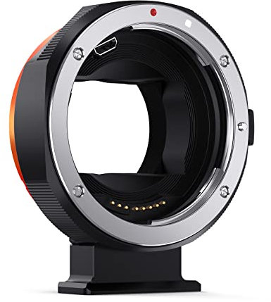 K&F Concept EF-E Automatik-Objektivadapter, Autofokus-Objektivadapter Autofokus-Objektivadapter für Canon EOS EF/EF-S Objektiv an Sony E Kamera NEX-5R,NEX-C3,NEX-3,A6500,A9,A7RIII,A7RII,A7III,NEX-VG30