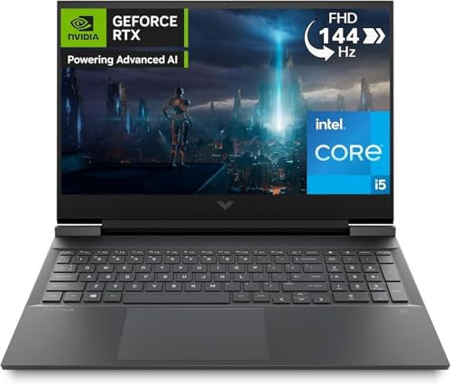 HP Victus 16-d0031nl Notebook, Intel Core i5-11400H, RAM 16 GB DDR4, 512 GB SSD NVME PCIe M.2, Display 16,1 FHD, IPS, Nvidia RTX 3060 6GB GDDR6, Wi-Fi 6 AX201, Windows 11, Grigio