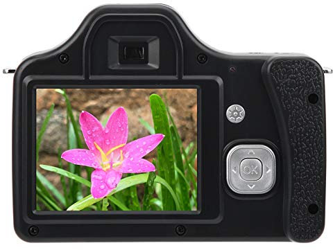 Digital Camera, 3 Inch LCD Screen HD SLR Camera, 24MP Video Camera with 18X Digital Zoom, USB Port, Portable HD Camera for Outdoor Travel, Gift for Kids Teens Adults (Standard version + wide-angle