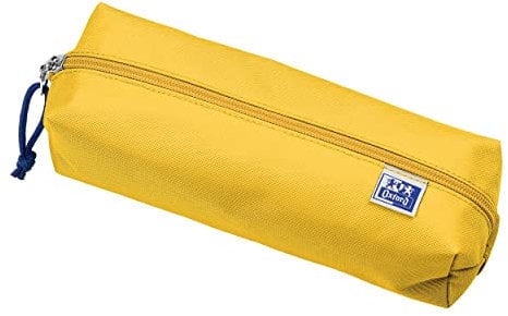 Oxford Federmäppchen für Mädchen und Jungen, rechteckig, groß, langlebig, gelb