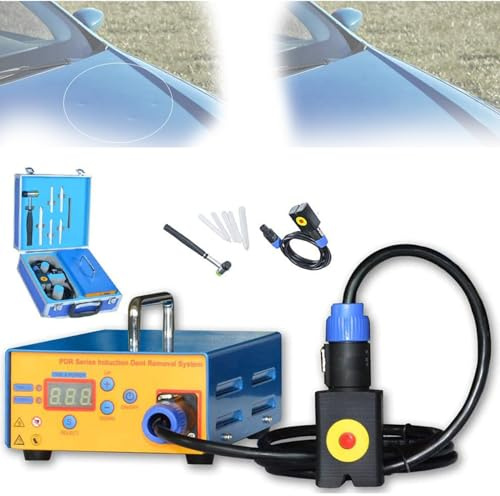 JIANGSS Outil de débosselage de Voiture sans Peinture à Induction électromagnétique, kit de débosselage sans Peinture PDR pour enlever Les dommages de carrosserie de Voiture
