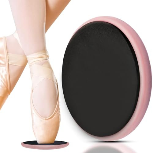 Bringsine Drehbretter für Tänzer: Ballett, Eiskunstlauf, Geschenk, Tanz-Drehbrett, Drehbrett zur Verbesserung des Gleichgewichts, Pirouette, Tanzausrüstung, tragbare Boden-Drehscheibe, Rosa