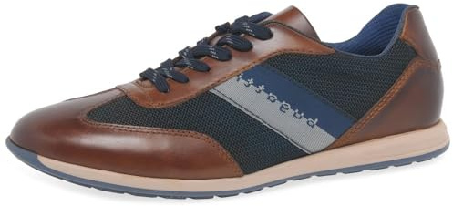bugatti Herren Low Profile Freizeit-Sneaker Sneaker Braun 45 EU