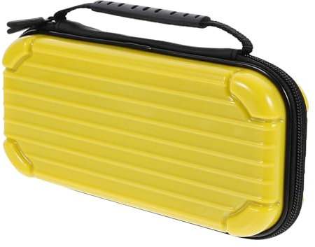 OSALADI Game Console Tragetasche Für Switch Schockfeste Wasserabweisende Aufbewahrung Mit Gepolstertem Innenraum Und Elastischen Gurten Für Sicheren Halt Für Reisen Und Schutz Der