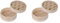 2 Set Bambus Dampfgarer Korb Kocher Gemüse Dampfgarer für Desserts Gemüse Dämpfen 18cm
