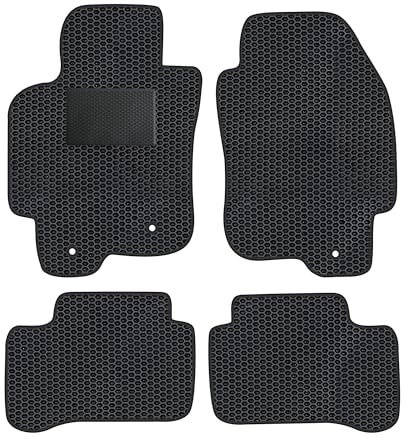 moto-MOLTICO Eva Fußmatten Auto - Automatten passend für Jaguar X -Type 2001-2009(mit Verstärkung), rutschfeste und Wasserfeste Autoteppiche