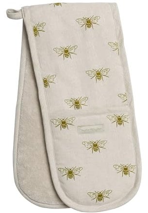 Sophie Allport Linen Bees Double Oven Glove