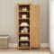 The Furniture Market Marbury Oak | Single Door Linen Cupboard | Tall Shaker Storage Cabinet | Adjustable Shelves & Hooks | Fully Assembled | Country Style | H 1900 x W 600 x D 450mm