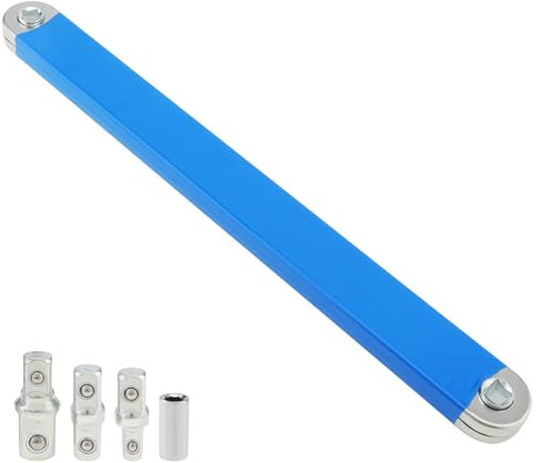 ePathChina 15 Inch Offset Extension Wrench, with 1/4,3/8 and 1/2 Square Drive Adapters, Extension Wrench Designed to Reach Tight Spaces