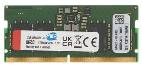 SIMPLETEK - Modulo RAM DDR5 SODIMM 8 GB 5200 MT/s (PC5‑41600) CL42 1,1 V non‑ECC per notebook/AIO (Ricondizionato)