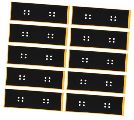 BESPORTBLE 10 Stück Finger Skateboard Rutsch Aufkleber Klebeband Schaumstoff für Fingerboards Rutschfeste Grip Tape Selbstklebende Skateboard Dekorationen