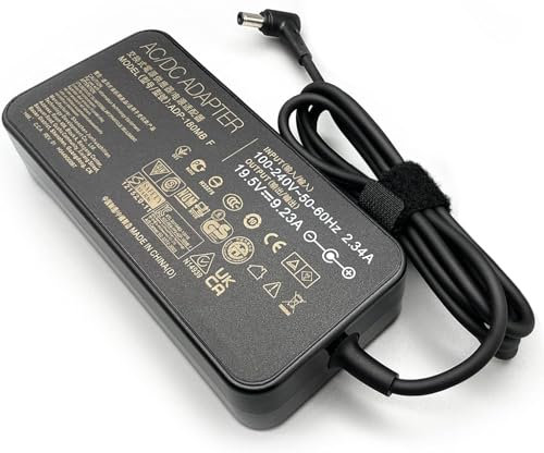 19.5V 9.23A 180W ADP-180MB F A17-180P1A Charger Compatible for ASUS ROG G GA502 GA502D GA502DU TUF FX705D FX705DT FX705DU FX705DY FX705DD FX705G FX705GD FX705GD 705GM GM FX705GE TUF Gaming Laptop