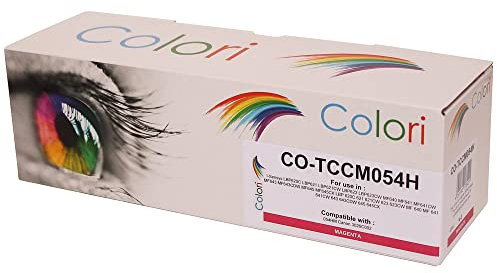 Colori Kompatibler Toner für Canon 054H 054 Magenta für I-Sensys LBP-620C LBP-621 LBP-621CW LBP-623 LBP-623CW MF-640 MF-641 MF-641CW MF-643 MF-643CDW MF-645 MF-645CX