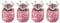 BESPORTBLE 4 Stück Reifenkappen Reifenventilstammkappen Strass- Autoventil Kappe Markierung Autoreifen-ventil Ventilkappen Blau Rosa Krone Rosa Zubehör Für Auto Autozubehör Umrüsten Diamant