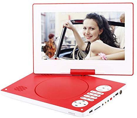 YOOHOO Portable DVD Player with Remote Controller 10.5 inch 270° Rotatable Screen With 7 Hour Rechargeable Battery AC Adapter