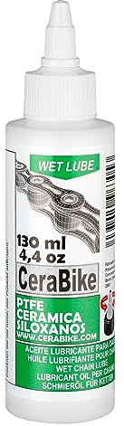 Lubrifiant 100% Silicone CeraBike pour Tapis de Course et Marche 130 Ml