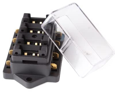 edi-tronic 12V/24V KFZ LKW Auto Boot Sicherungshalter Sicherungsdose Sicherungskasten 4fach