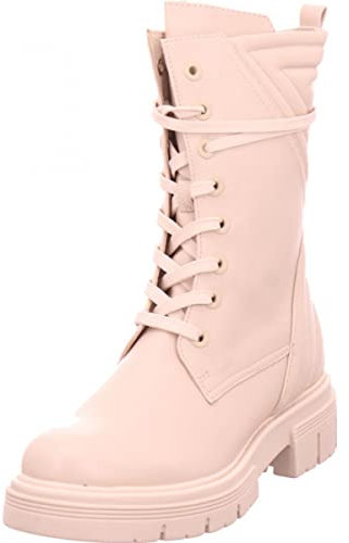 MARCO TOZZI Marco Tozzi 2-2-25287-29 - Botas Con Cordones Para Mujer, Botas modernas Mujer, Crema, 36 EU