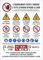 NEW CARTELLO direzione lavori - norme generali di prevenzione infortuni + segnali di avviso - Pannello in Polionda o Pannello in Forex (PANNELLO IN FOREX 60X40 CM)