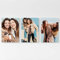 Estika Ihr Foto auf Leinwand - 3 Stück - 20x30 cm - Fotogeschenke mit eigenem foto, Leinwand bilder, Personalisierte leinwand, Bild auf leinwand, Foto leinwandbild eigenes foto, Bilder leinwand