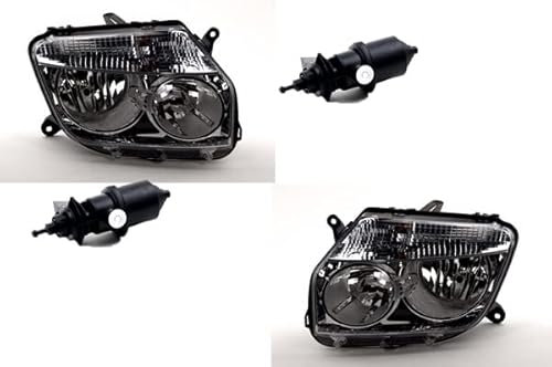 Johns, Scheinwerfer passend für Dacia Duster 04/10-12/13 Links Rechts inklu. Stellmotor