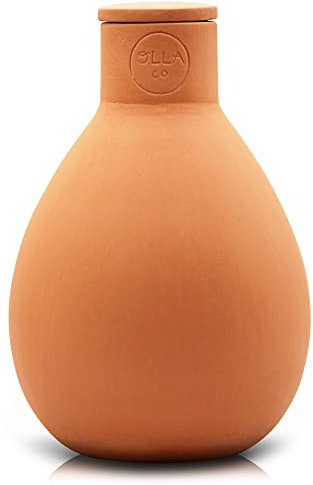 THE OLLA COMPANY | Olla Classic Small – Olla Watering Pot with lid | Olla Watering System with Terra Cotta Clay Irrigation Pots | Self Watering Ollas While on Vacation
