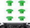 eXtremeRate Joystick pour ps5 Edge Manette, Stick Analogique Interchangeable pour ps5 Edge Controller, 6 pcs Thumbsticks, Vert