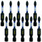 10 x Rennie Tools 50mm Long PZ1 Impact Screwdriver Driver Bits Set. Heavy Duty PoziDriv POZI No.1 Magnetic Screwdriver Bit Set. PZ1 Impact Driver Bits Pozidrive Screw Accessories.