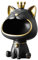 BLOOOK Lachende Katze Figuren Statue,[Kleine Größe] Großer Mund Katze Aufbewahrungsbox,Maneki Neko Fortune Cat Skulptur,Glückliche Katzen Lagerung Box,Kätzchen Schlüssel Schale,Schmuck Tablett