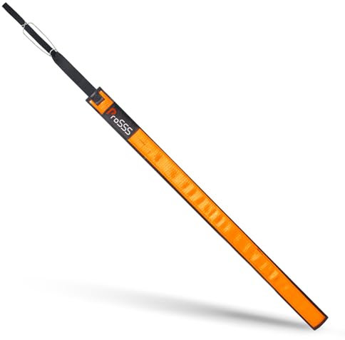 ProSSS Rope Protector Rock Climbing Arborist 26in PVC Polyester with Telescopic Fixation Straps and Rope Fixing Buckle