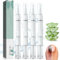 4 Stück Nail Care Pen, Nagelpilz Stift, Nagelpilz Nagelpflegestift, Nagel Behandlungs Stift mit Teebaumöl, Vitamin E & Aloe Vera für gepflegte Fingernägel & Fußnägel, Nagelwachstum FöRdern