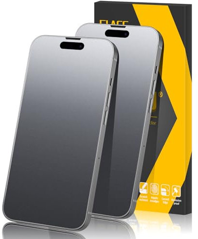 JEHOO [2 Pack] Matte Screen Protector for iPhone 14 Pro Max, Anti-Glare Anti-Reflection and Anti-Fingerprint,9H Tempered Glass Film, Smooth Touch