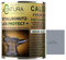 Contura 3in1 Rostschutzfarbe Metallschutzlack Seidenmatt RAL Metall Lack Farbe Grundierung (RAL 7001 (Intern: Grau mittel), 1 Liter)