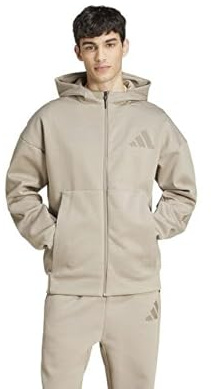 adidas Men's New Z.N.E. Zip-Hoodie Putty Beige S