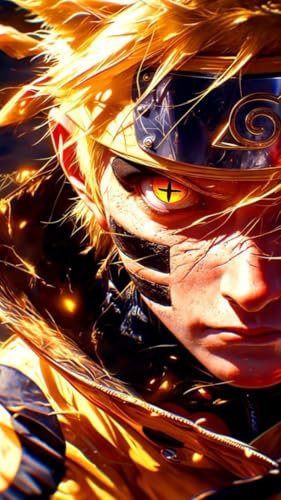 Poster Metallbild HD Naruto