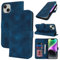 Zouzt Case for iPhone 13 Mini (5.4 Inch), Premium PU Leather Wallet Case with Credit Card Holder Slot Flip Folio Kickstand Shockproof Protective Phone Cover (Vintage Blue)
