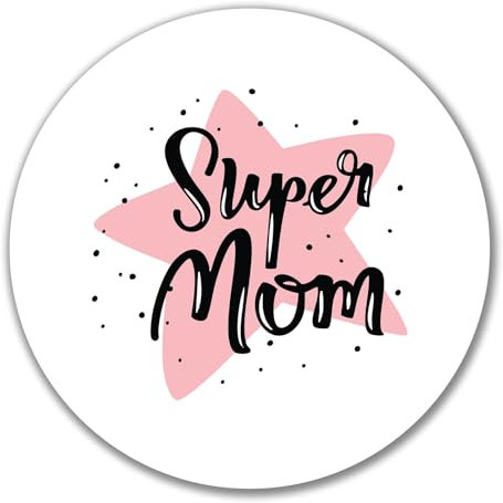 Huuraa Aufkleber Super Mom Beste Mama Geschenk 10cm Super Mom Geschenkidee