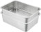 2PCS Stainless Steel Dish Tub for Kitchen Sink, With & Without Hole, Smooth & Sturdy Wash Basin for Washing Fruits, Vegetables & Dishes