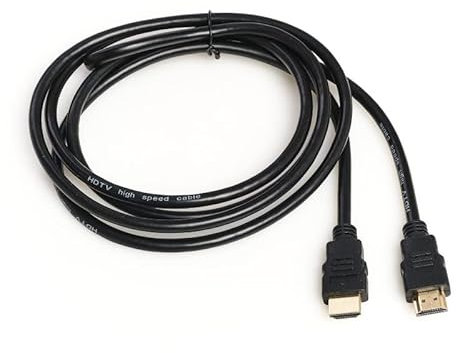 glowster Cable HDMI 2.0 de 2 metros, 4K, color negro, ideal para conectar dispositivos multimedia y disfrutar de alta definición.
