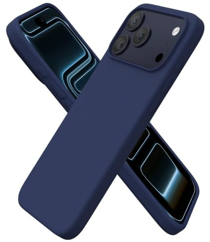 ORNARTO für iPhone 17 Pro Max Hülle aus Silikon 6,9 Zoll - Tiefblau | Premium Flüssigsilikon, dünne Handyhülle, weich und griffig, tolle Haptik, stoß- und kratzfest, große Farbauswahl
